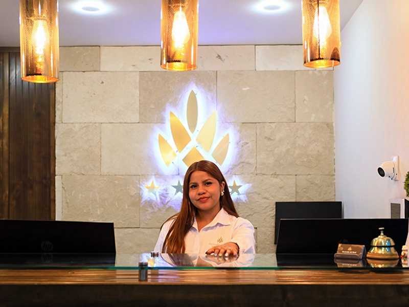 Interior de habitación de lujo